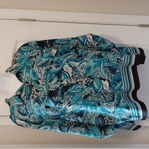 Floral camp shirt